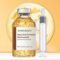 Ampolla Facial Blanqueadora e Hidratante de Marca Privada BLIW, Reduce el Enrojecimiento y las Manchas Oscuras, con Ácido Kójico, Cúrcuma, Niacinamida, para una Piel Radiante