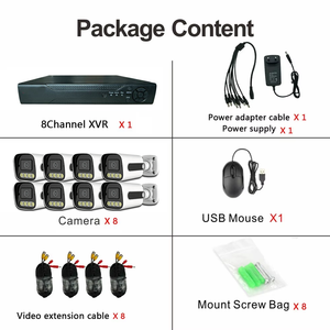 8CH 5MP 2MP DVR AHD XVR Kit Analog CCTV <b>Camera</b> Surveillance System IP66 Full Color <b>Night</b> <b>Vision</b> Motion Detection Network <b>Camera</b> - Product Image 3