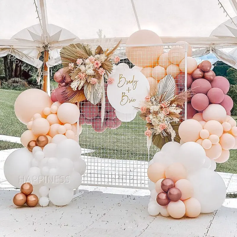 Arco de balões para decoração, balão pastel para decoração do dia do nascimento do balão