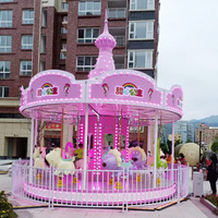 Manèges de Parc d'Attractions et de Fête Foraine Équipement de Carrousel de Luxe pour Enfants