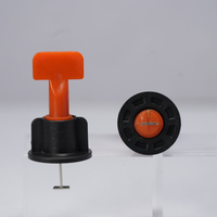 Système de nivellement de carreaux de céramique à base solide avec joint de changement d'aiguille-Accessoires de carreaux essentiels pour les rénovations d'appartements