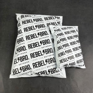 Luxury Full Bleed Matte White Poly Mailer Bags - Custom Printed E-commerce Shipping Envelopes with Self Adhesive Seal - Product Image 2