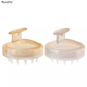 Brosse à <span class=keywords><strong>cheveux</strong></span> transparente Wanmei avec shampooing, brosse de soin du cuir chevel, brosse exfoliante pour le cuir chevel, masseur pour le cuir chevel, brosse à <span class=keywords><strong>cheveux</strong></span> pour shampooing - Product Image 1