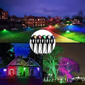 Outdoor RGB led landscape spotlight Waterproof Ip65 3W 6 packs for garden outdoor