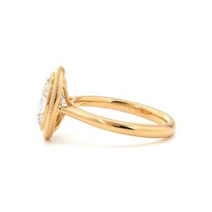 Bague ajustable en argent sterling 925 de luxe avec diamant, bijoux fins classiques avec sertissage de pierres brillantes et polissage de qualité supérieure - Product Image 5
