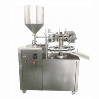Machine de remplissage, de scellement et de sertissage de tubes en aluminium pliables pour peinture et pommade