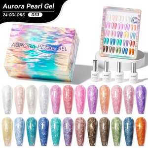 JTING Hot Pololar – Kit de vernis à ongles Aurora Pearl 24 couleurs – Fournisseur professionnel ODM/OEM – Marque privée unique – Personnalisation gratuite - Product Image 1