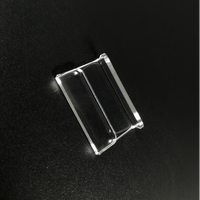 PMMA Estante transparente Clip de plástico Estante de acrílico transparente Hablador Precio Canal Etiqueta Tira DE DATOS Titular de etiqueta de boleto