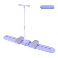 Appareil de ski pliable en plastique pour sculpter et embellir les jambes, équipement de fitness à domicile pour exercices aérobiques, entraîneur abdominal et périnéal