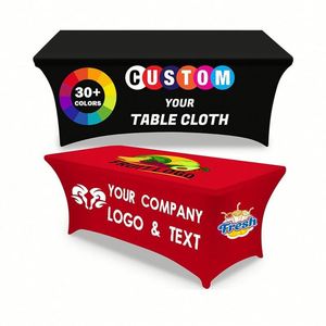 Mantel de Tela Elástica Impermeable Barato al por Mayor con Logotipo Personalizado para Publicidad Empresarial, Ferias Comerciales y Eventos - Product Image 1