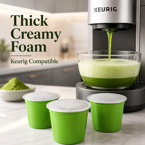 แคปซูลชาเขียวมัทฉะพิธีกรรมชนิดพิเศษ ใช้ได้กับเครื่องชงกาแฟ Keurig 2.0 แบบเสิร์ฟเดี่ยว ราคาขายส่ง - Product Image 1