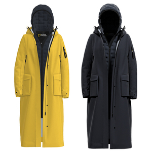 Uomo 2 in 1 Giacca Invernale Giacca A Vento Più Imbottitura Cappotti Giacca Esterna Impermeabile - Product Image 1