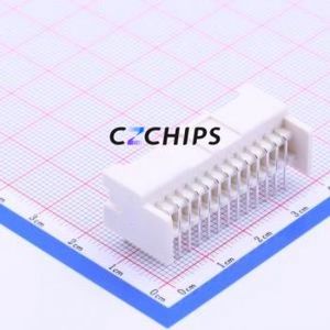 S26B-XADSS-N(LF)(SN) Wire-to-Board Pin Header Bent Lead Through Hole,P=2.5mm Connector 2x13P 2.5mm Right Angle Insert XAD - Product Image 2