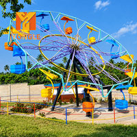 Manège familial à fort potentiel de rentabilité : Paratrooper Double Flying avec éclairage LED