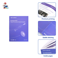 Brochure personnalisée en papier kraft pour profil d'entreprise, impression à piqûre à cheval, couleur intégrale, livre d'introduction d'entreprise