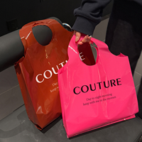 Bolsa de Compras de Plástico Reutilizable, con Logotipo Personalizado, Bolsa de Polietileno para Boutique de Moda, Regalos y Tiendas Minoristas