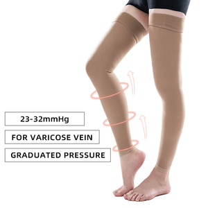 Bas de <span class=keywords><strong>contention</strong></span> élégants pour femmes, au-dessus du genou, antidérapants, <span class=keywords><strong>classe</strong></span> <span class=keywords><strong>2</strong></span>, en Spandex/Nylon, pour les varices - Product Image 6