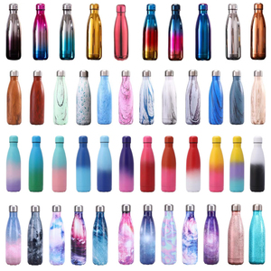 Logo personnalisé de haute qualité 500ml/750ml en acier inoxydable Cola bouteille d'eau en forme de Hulu tasse isolée en acier inoxydable - Product Image 3