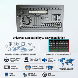 LODARK UIS787013 Radio de coche Android con pantalla de 13 pulgadas, Carplay, Android 13, QLED, ventilación, Octa Core, reproductor multimedia para coche - Product Image 4