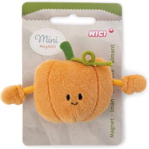 แม่เหล็กของเล่นตุ๊กตารูปฟักทองของเจ้าหญิงมินิขนาด7ซม. ผ้ากำมะหยี่สีส้มปักด้วยปั๊มทองวัสดุอ่อนนุ่มสำหรับการเดินทาง - Product Image 3