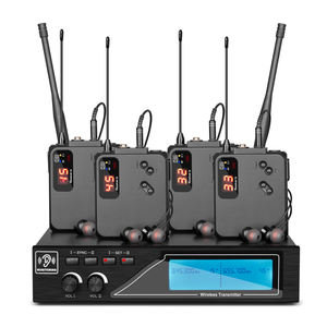 Sistema de Monitoreo Inalámbrico UHF de Alta Calidad JR24 de 2 Canales para Escenario - Product Image 2
