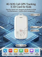Tarjeta SIM NANO 4G VoLTE para Llamadas Familiares, Aplicación SOS, Monitorización, Larga Duración de Batería, Localizador GPS Multimétodo para Niños