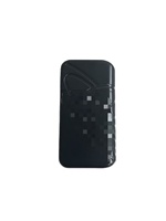 Pendentif rectangulaire style punk Grand Saturne, accessoires d'enroulement, design mat, ornement en métal