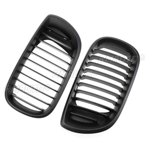 RMAUTO 1 Par de Rejillas Delanteras para Coche, Rejillas de Carreras Negras Brillantes para BMW E46 4D Serie 3 2002-2005 330i, Estilo Deportivo - Product Image 5