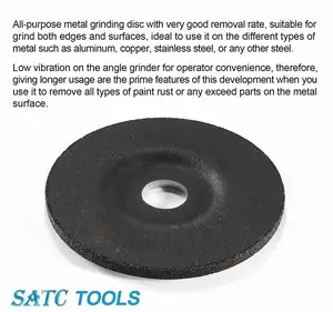 SATC 5 Cái 4-1/2 ''X0. 24''x7/8 "Cắt Bánh Xe Đĩa Mài Mòn Cho Thép Và Thép Không Gỉ