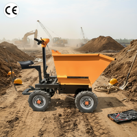 Nouveau chariot électrique camion à benne basculante de sable de chantier de construction avec 1 an de garantie de moteur