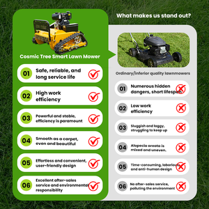 Cortadora de Césped Profesional, Desbrozadora de Césped con Cepillo Giratorio, Alta Eficiencia de Corte, Mini Robot Cortacésped - Product Image 5