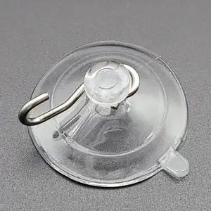 Transparent 45mm & Various Existing Sizes PVC Suction Cup with Hook