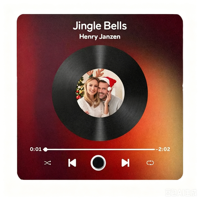 Plaque Spotify personnalisée qui redonne vie à votre chanson préférée, aimant de réfrigérateur musical personnalisé, aimant photo pour réfrigérateur, cadeau pour anniversaire