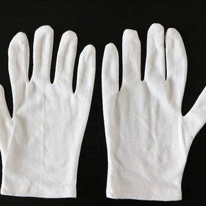 Beschermende veiligheidshandschoenen Katoen gebreid Wit Antislip Anti-impact voor schermmonteurs <span class=keywords><strong>ESD</strong></span>-handschoenen voor werkzaamheden - Product Image 2