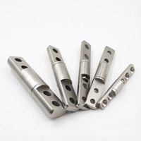 Bisagra de torsión de un solo eje con parada libre de 360 grados, eje amortiguador, bisagra giratoria de acero inoxidable mecanizada por CNC para portátiles y dispositivos médicos