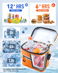 Custom Tarpaulin Cooler <b>Bag</b> Portable Insulated Shoulder <b>Bag</b> Waterproof Leak-Proof 7L Casual Letter Lunch Beverage Travel Camping - Product Image 6