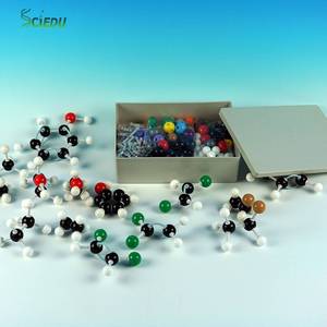 Kit Modello Molecolare 444 Pezzi, Modello di Struttura Molecolare 136 Atomi, Set Molecolare 294 Pezzi + Set Cristallo C60 150 Pezzi per Chimica - Product Image 1