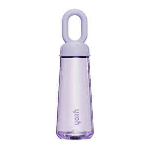 Bouteille d'eau portable créative en forme de pétale, réutilisable, en plastique incassable, de qualité alimentaire, pour adultes, avec paille, pour voiture et extérieur - Product Image 4