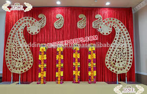 Fondo de escenario de boda, Panel de fondo de Gran Oro de EE. UU., increíble, indio - Product Image 6