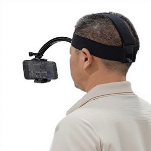 Support de fixation pour smartphone à fixation frontale, <span class=keywords><strong>nouveau</strong></span> design, avec tige d'extension à réglage d'angle et pince de maintien pour smartphone - Product Image 5