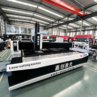 Máquina de Corte Láser de Fibra de Alta Potencia de 6000W, Área de Corte de 4000x2000mm con Fuente Láser Raycus