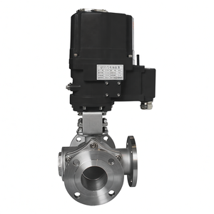 Válvula de Bola Eléctrica Motorizada de Acero Inoxidable de 2 Pulgadas y 3 Vías a Prueba de Explosiones COVNA, Pedido Urgente HK60Q-EX-FT, Válvula de Bola con Brida - Product Image 5