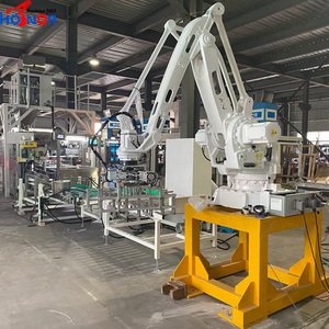 Tự động phân bón hạt giống thức ăn xi măng Túi palletizer băng tải Robot palletizing cánh tay Gripper ABB Robot công nghiệp Dây chuyền đóng gói - Product Image 5
