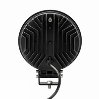 Phare de travail LED rond de 9 pouces, faisceau spot, résistant aux chocs, avec DRL, 12V, IP67, tout-terrain, 4x4, lampe auxiliaire pour véhicules lourds