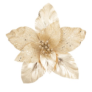 Têtes de fleurs artificielles, 50 pièces, fausses fleurs, pour noël, vente en gros - Product Image 5