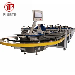 Automatic Oval Silk Screen Printing Machine for T shirt