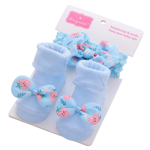Calcetines de Moda para Bebé, Calcetines de Alta Calidad para Bebé, Conjunto de Diadema y Calcetines para Bebé - Product Image 6