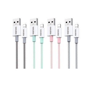 Câble de données pour téléphone portable KSC-723 USB type C, 5 câbles disponibles, 20 W, 60 W, tressé en nylon, 2,4 A, chargeur <span class=keywords><strong>mural</strong></span> - Product Image 2