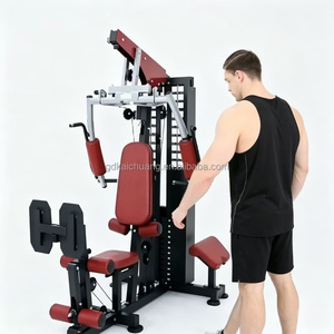 Appareil de fitness multifonctionnel pour usage domestique, station individuelle d'entraînement de force, équipé d'une presse à jambes pour un entraînement corporel régulier - Product Image 1
