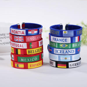 Pulsera Deportiva Bordada <span class=keywords><strong>de</strong></span> <span class=keywords><strong>España</strong></span> para Fiestas y Festivales 2026, Regalos para Fiestas, Pulsera con Bandera, Pulsera para Fanáticos - Product Image 5
